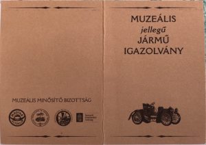 DUTRA D4K-A múzeumi jellegű igazolvány fedőlap